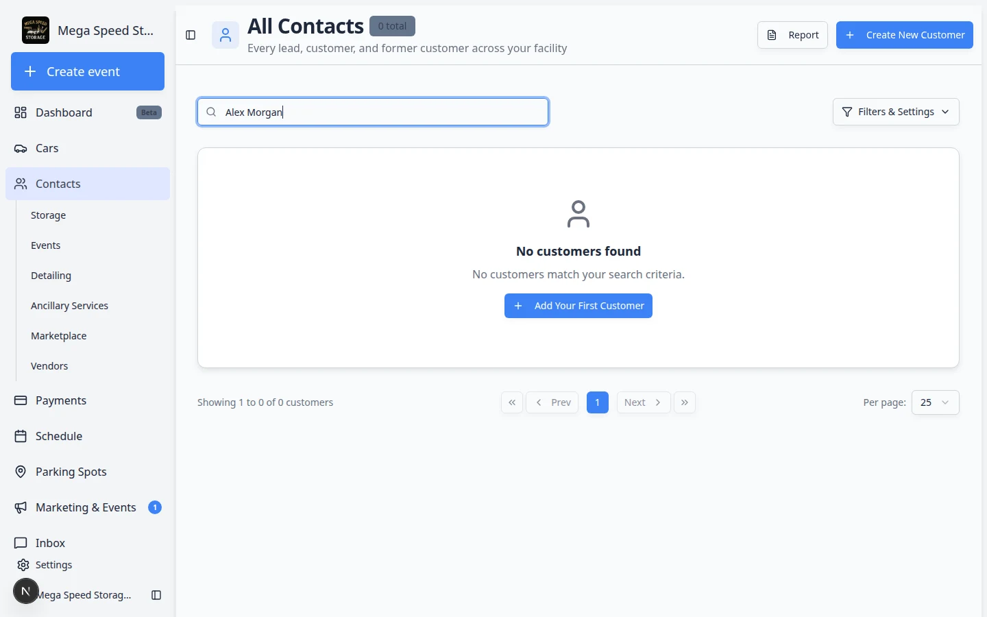 Send portal invite confirmation dialog showing the customer name, email address, and Send Invite button